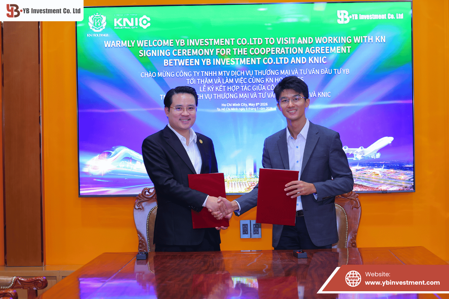 YB INVESTMENT- SIGNED A COOPERATION AGREEMENT WITH KNIC