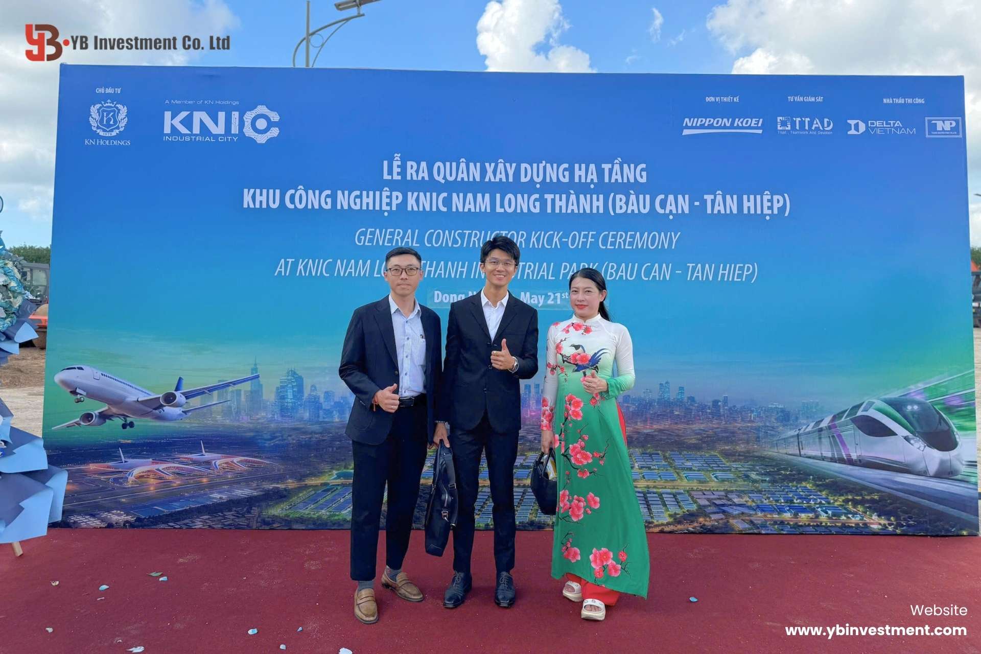 Infrastructure Kick-Off Ceremony at KNIC Nam Long Thanh Industrial Park