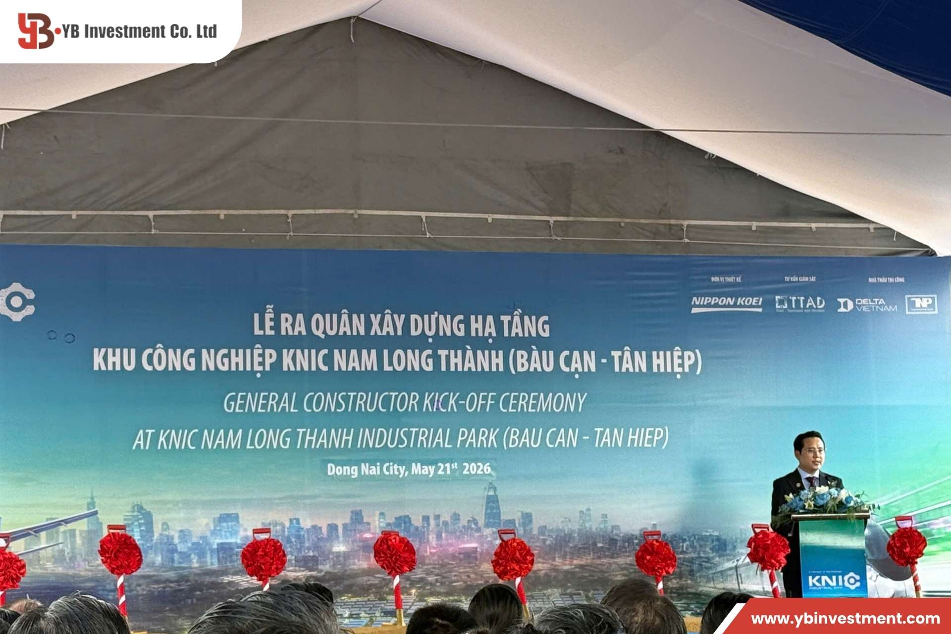 Infrastructure Kick-Off Ceremony at KNIC Nam Long Thanh Industrial Park