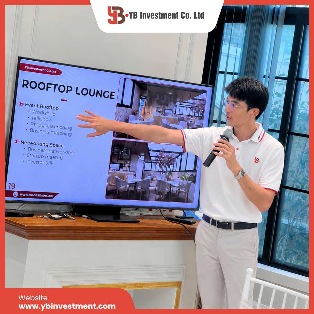 YB representatives presenting several ongoing projects